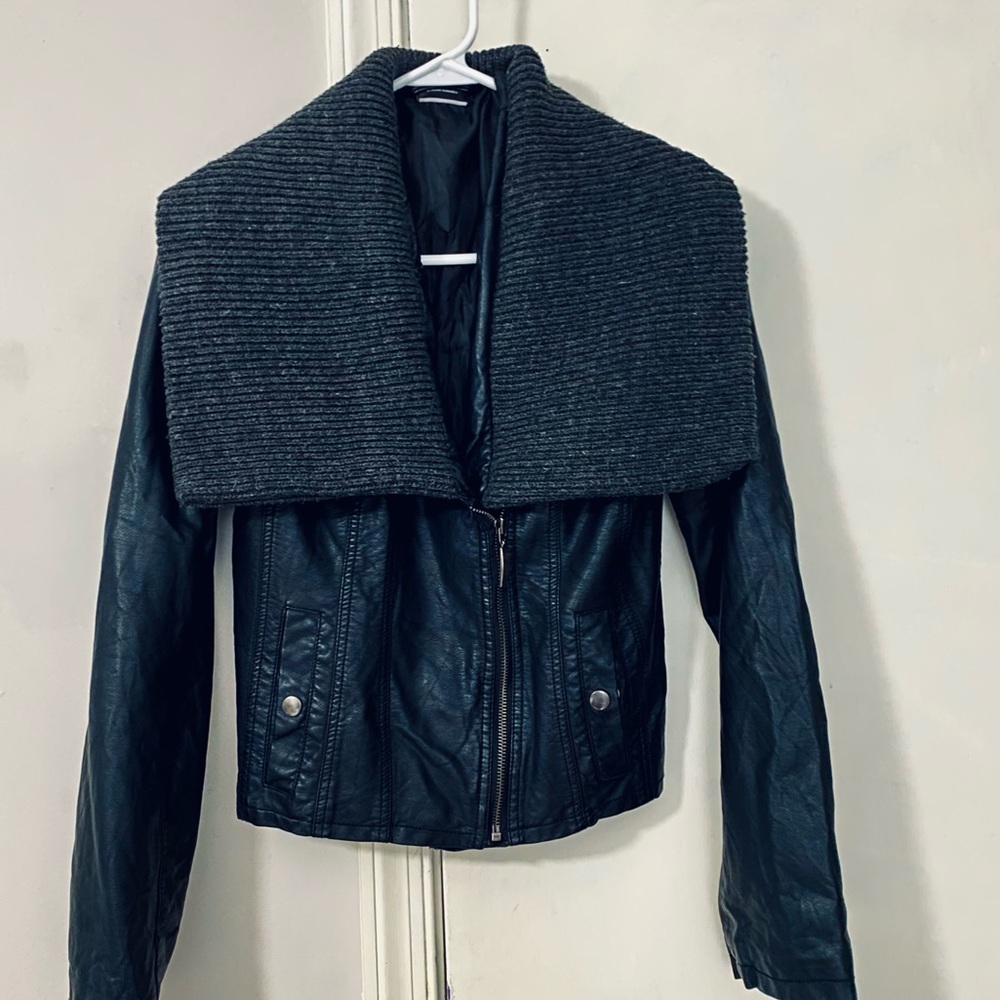 Allen Schwartz Faux Leather Jacket